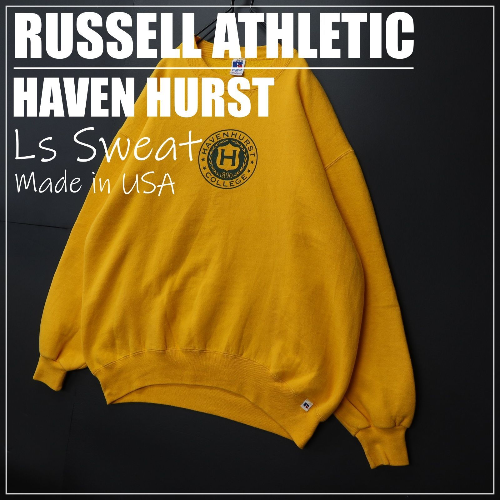 90s Vintage US古着☆RUSSELL ATHLETIC ラッセルアスレチック 長袖 