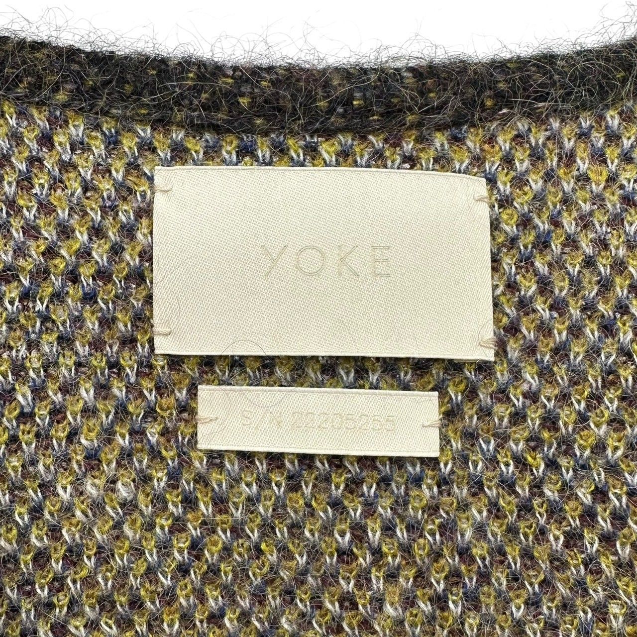 YOKE(ヨーク) 22AW STILL JACQUARD CARDIGAN スティル ジャカード 