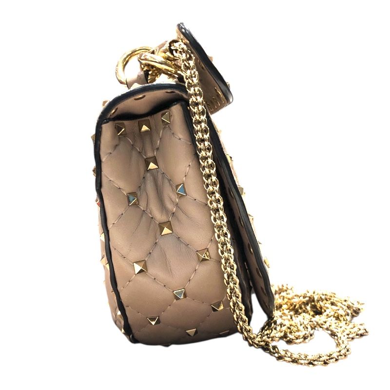 VALENTINO ヴァレンティノ リック バックパック ゴールド金具 レザー ヴァレンティノ VALENTINO ロックスタッズ 2Wayバッグ