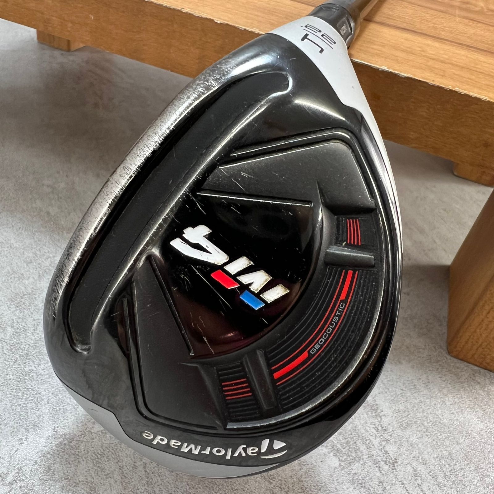 TaylorMade - TaylorMade　テーラーメイド　M4　メンズゴルフ4UT　カーボン　7S　22°　右利き用　UT　ユーティリティ　39.75インチ　D-4　約366g TaylorMade テーラーメイド M4 メンズゴルフ4UT カーボン 7S 22