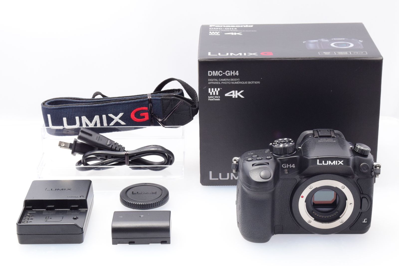 ほぼ新品】 ショット数6669回！PANASONIC GH4 ボディ ブラック DMC-GH4-K パナソニック - メルカリ