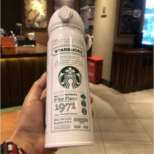 スターバックス starbucks 水筒 魔法瓶 ステンレスボトル 桜 水筒 500ml 保冷保温 魔法瓶 男女兼用 軽量構造 直飲み