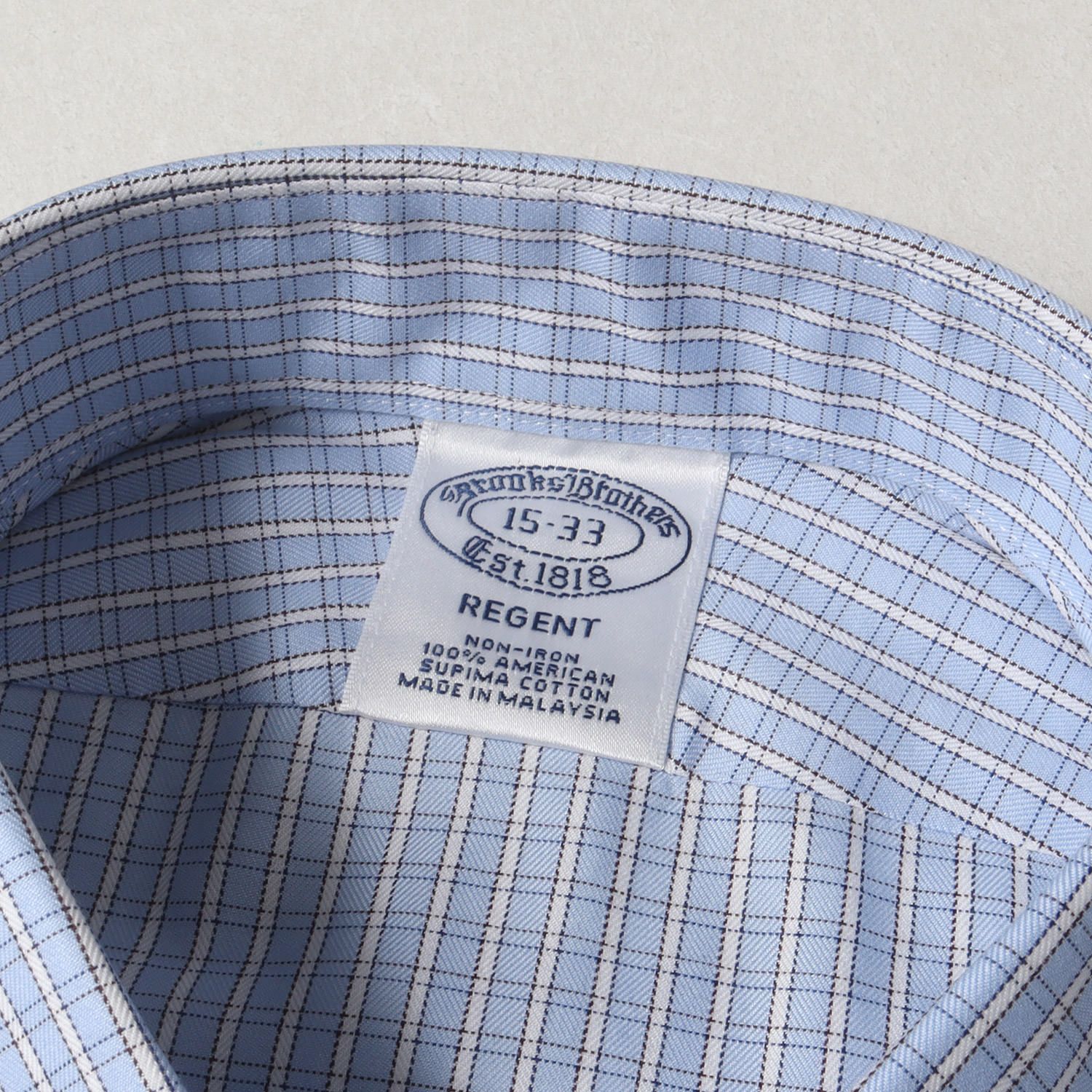新品未使用タグ付き　タグ有り 新品】BROOKS BROTHERS ブルックスブラザーズ シャツ サイズ:15