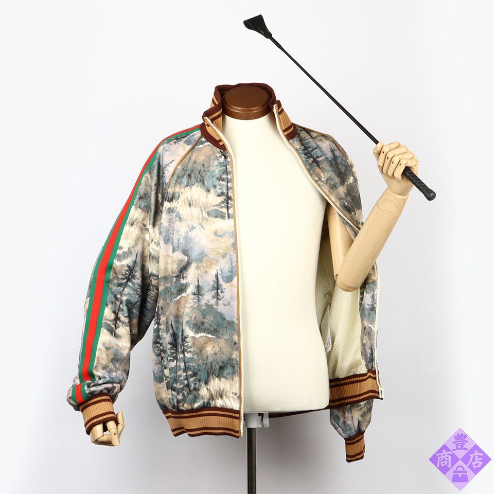 GUCCI  ロゴ　トラックジャケット　ジャージ 美品】グッチxノースフェイス GuccixThe North Face 671444