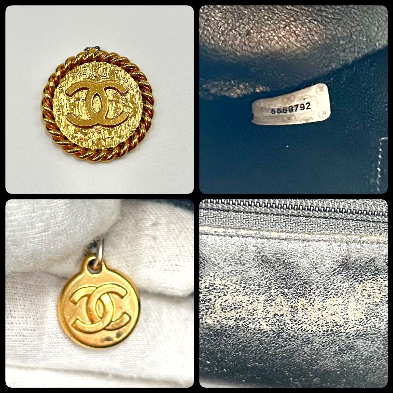 CHANEL シャネル復刻トート キャビアスキンS金具 ブラック 