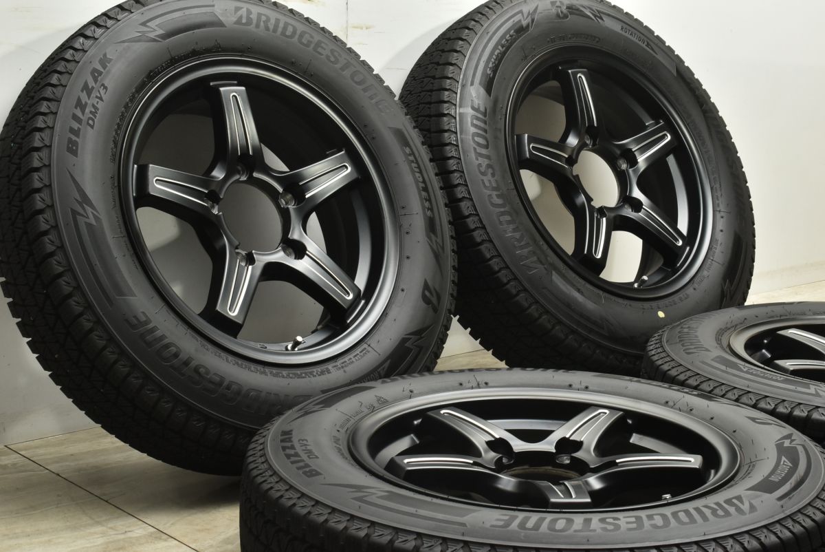 175/80R16 ブリヂストン DM-V3 ジムニー純正 バリ山 ブリザック DMーV3