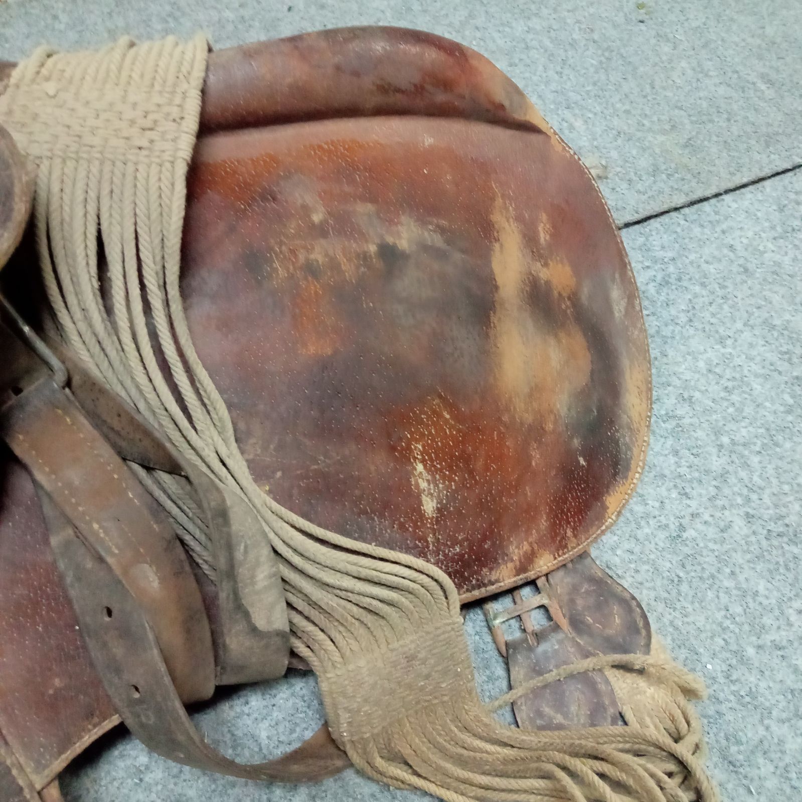 乗馬 鞍 アンティークにもgood