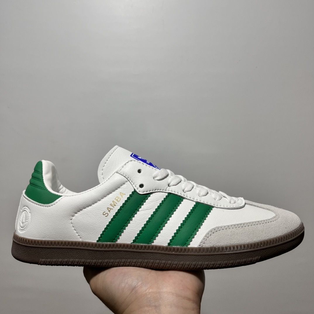 新品未使用 ADIDAS SAMBA OG ホワイト グリーン