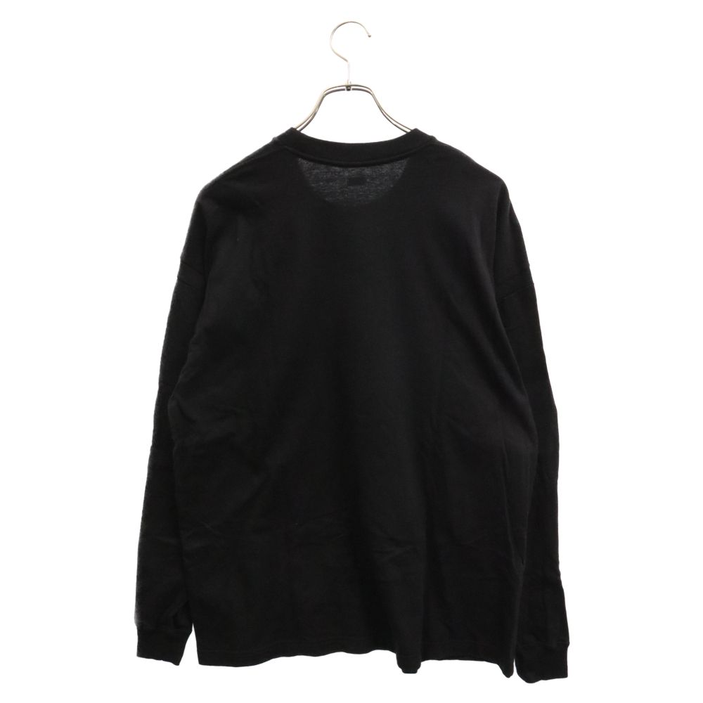 SEQUEL (シークエル) 23AW ロゴプリント クルーネック長袖Tシャツ 