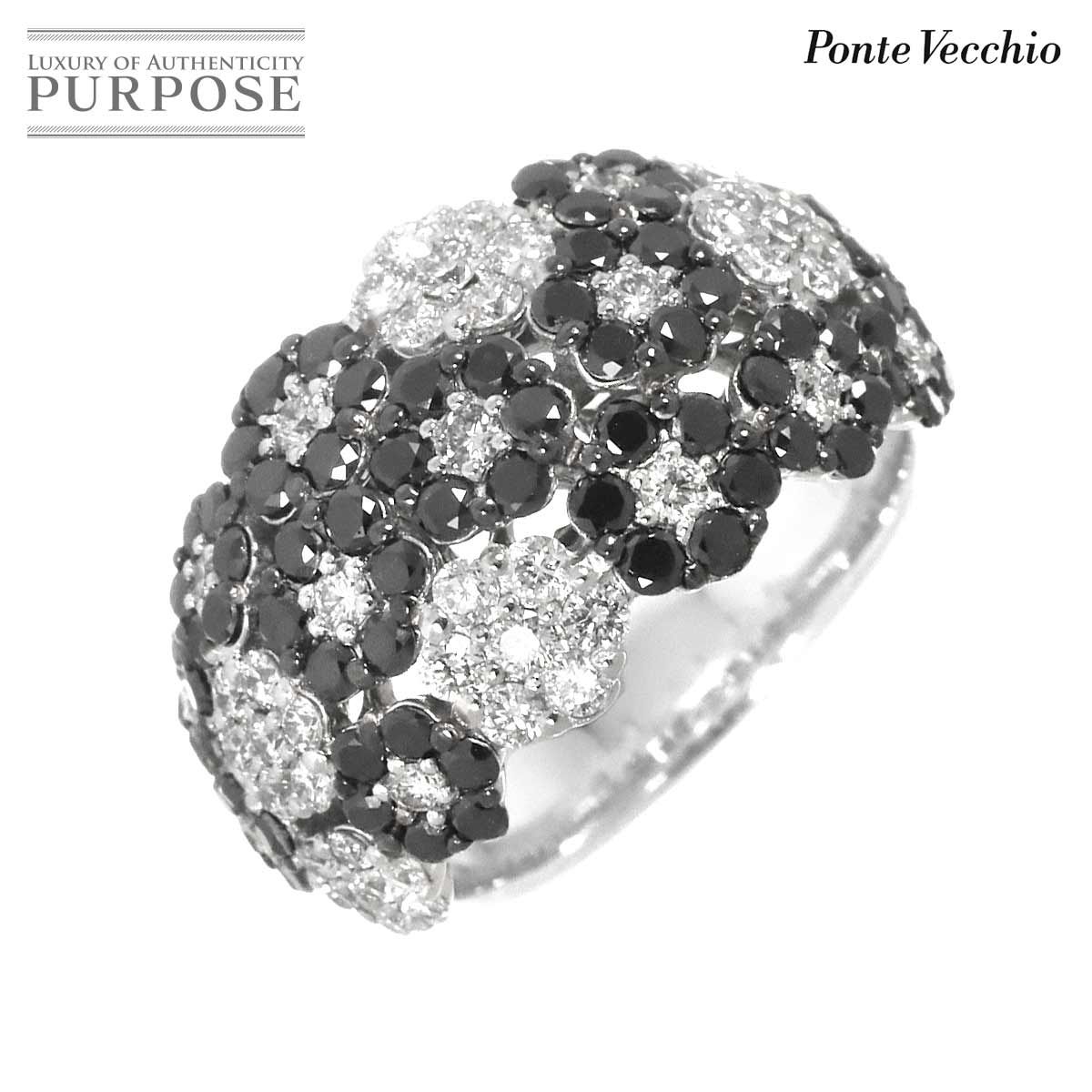 ポンテヴェキオ Ponte Vecchio 10号 リング ダイヤ 1.20ct/0.80ct K18