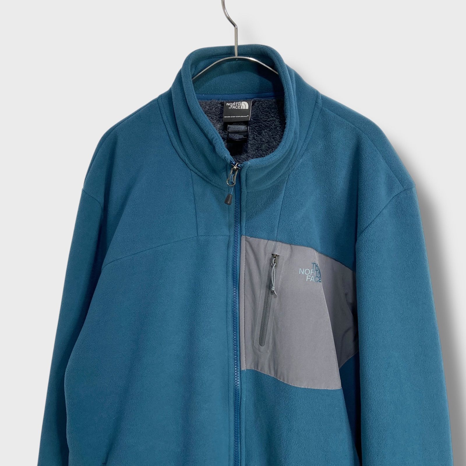 THE NORTH FACE ノースフェイス フリースジャケット 内ボア XL ブルー系 J25M
