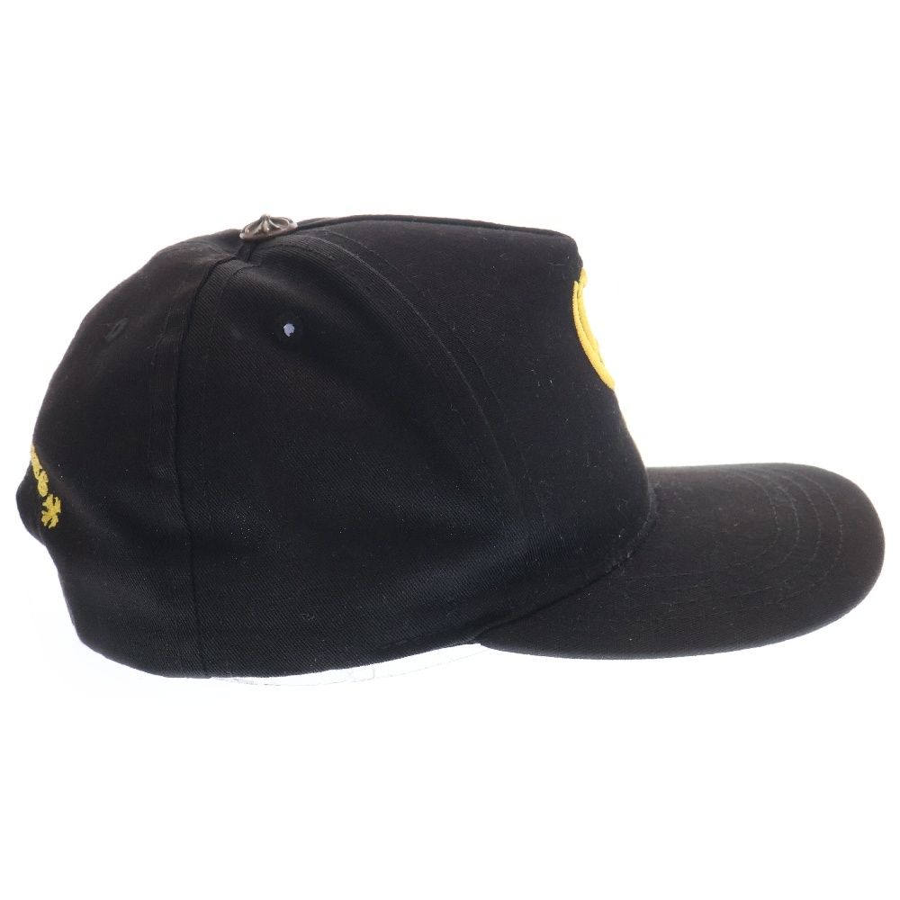 CHROME HEARTS／CHロゴ ベースボールキャップ ブラックイエロー Chrome Hearts CH Logo Trucker Black Yellow Baseball Cap