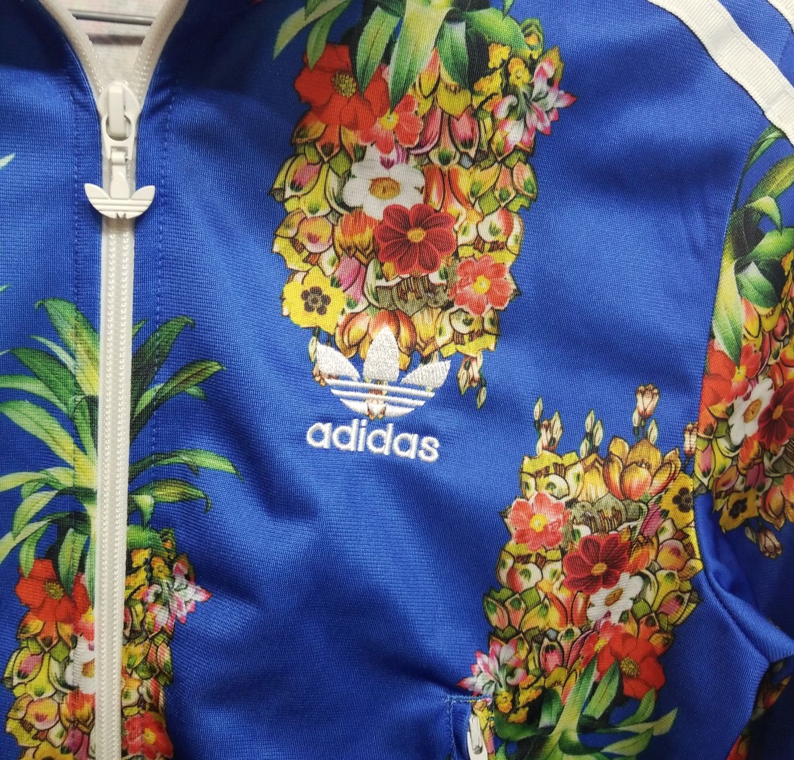 adidas パイナップル柄 ジャージ セットアップ 美品】希少！adidas アディダス オリジナルス ジャージ ファーム