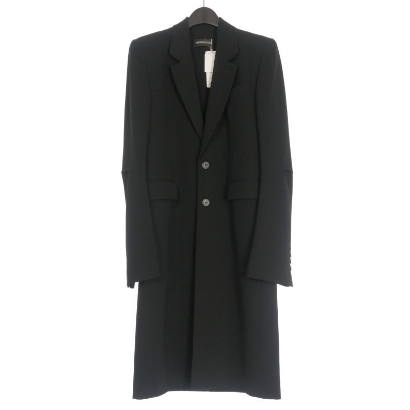 ANN DEMEULEMEESTER 変形 ロング フーデットジャケット ANN DEMEULEMEESTER REMCO DECONSTRUCTED SHIRT JACKET | HUES