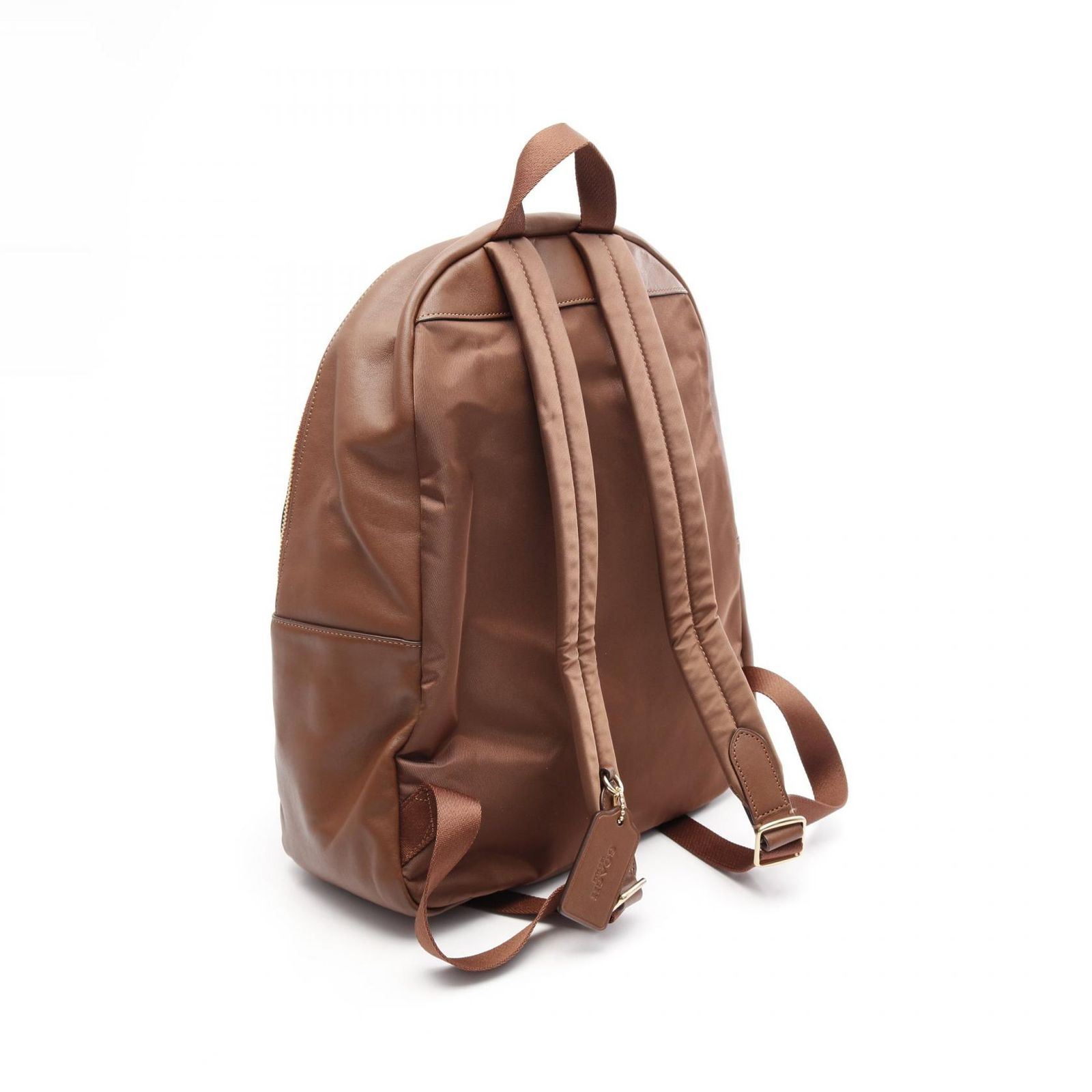 COACH バックパック リュックサック レザー PVCコーティング ブラウン