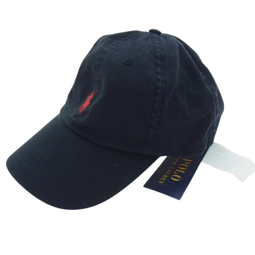 【美品】ポロラルフローレン刺繍入りキャップ POLO RALPH LAUREN (ポロ ラルフ ローレン) ベア刺繍 コットン