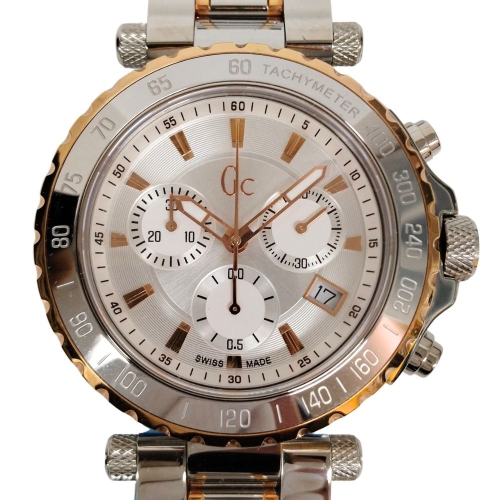 GUESS◇クロノグラフ/クォーツ腕時計/アナログ/-/BLU/IDG/W1058G1