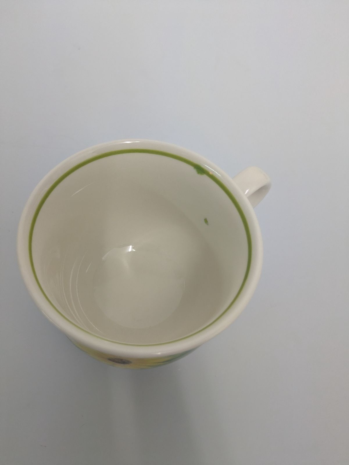向日葵柄のお皿とカップセット ヴィンテージプレート