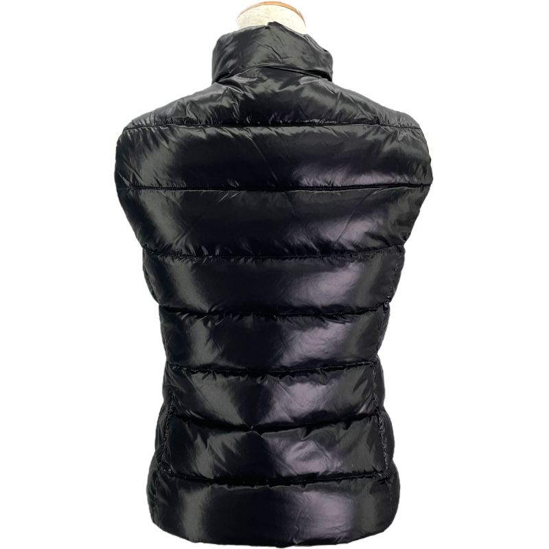モンクレール MONCLER GHANY ダウンベスト ブラック ナイロン レディース ダウンベスト
