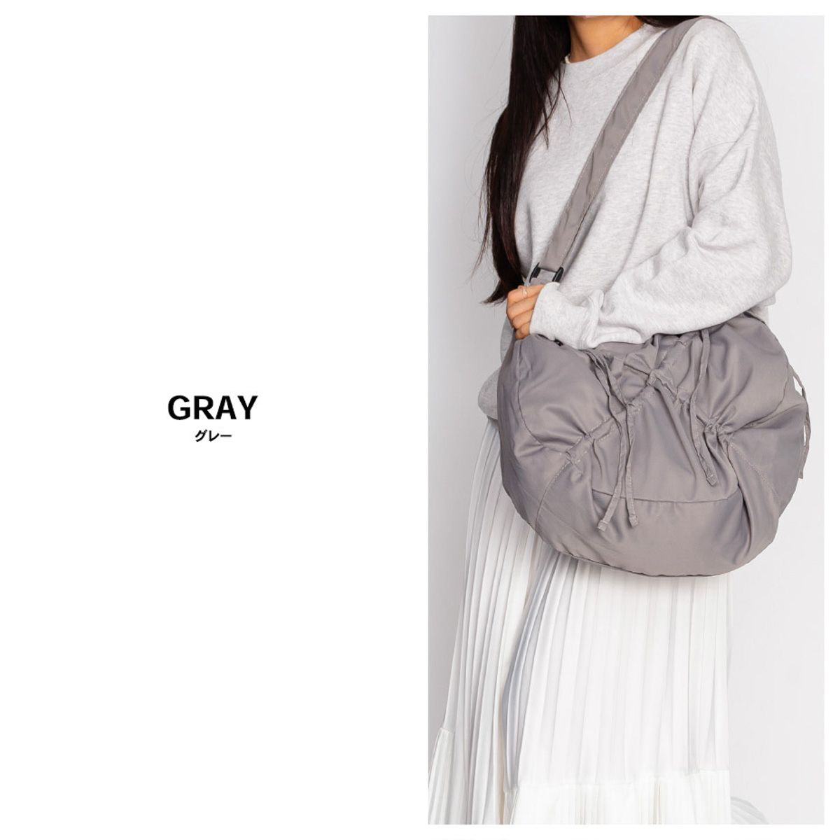 新品・未使用】 シャーリングショルダーバッグ レディース ユニ 