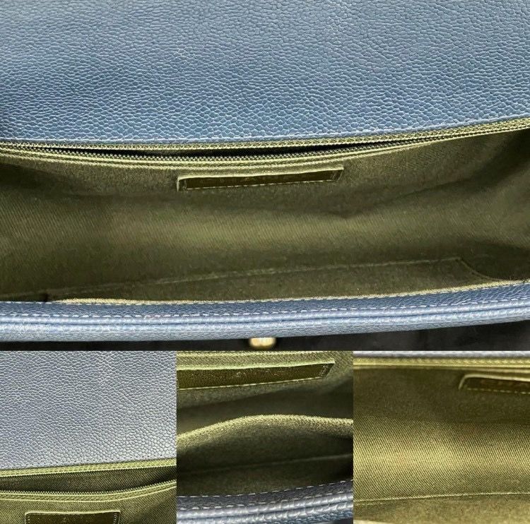 ボーイシャネル キャビアスキン