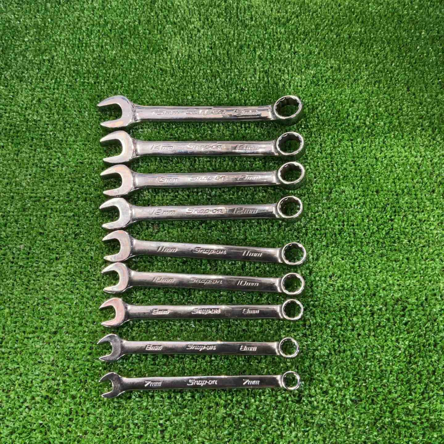 スナップオン Snap-on ショートコンビネーションレンチ 9本 セット OEXM7B|8B|9B|10B|11B|12B|13B|14B|15B 草加店
