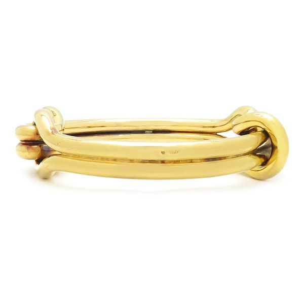 カルティエ Cartier ブレスレット 18KT バングル K18YG イエロー