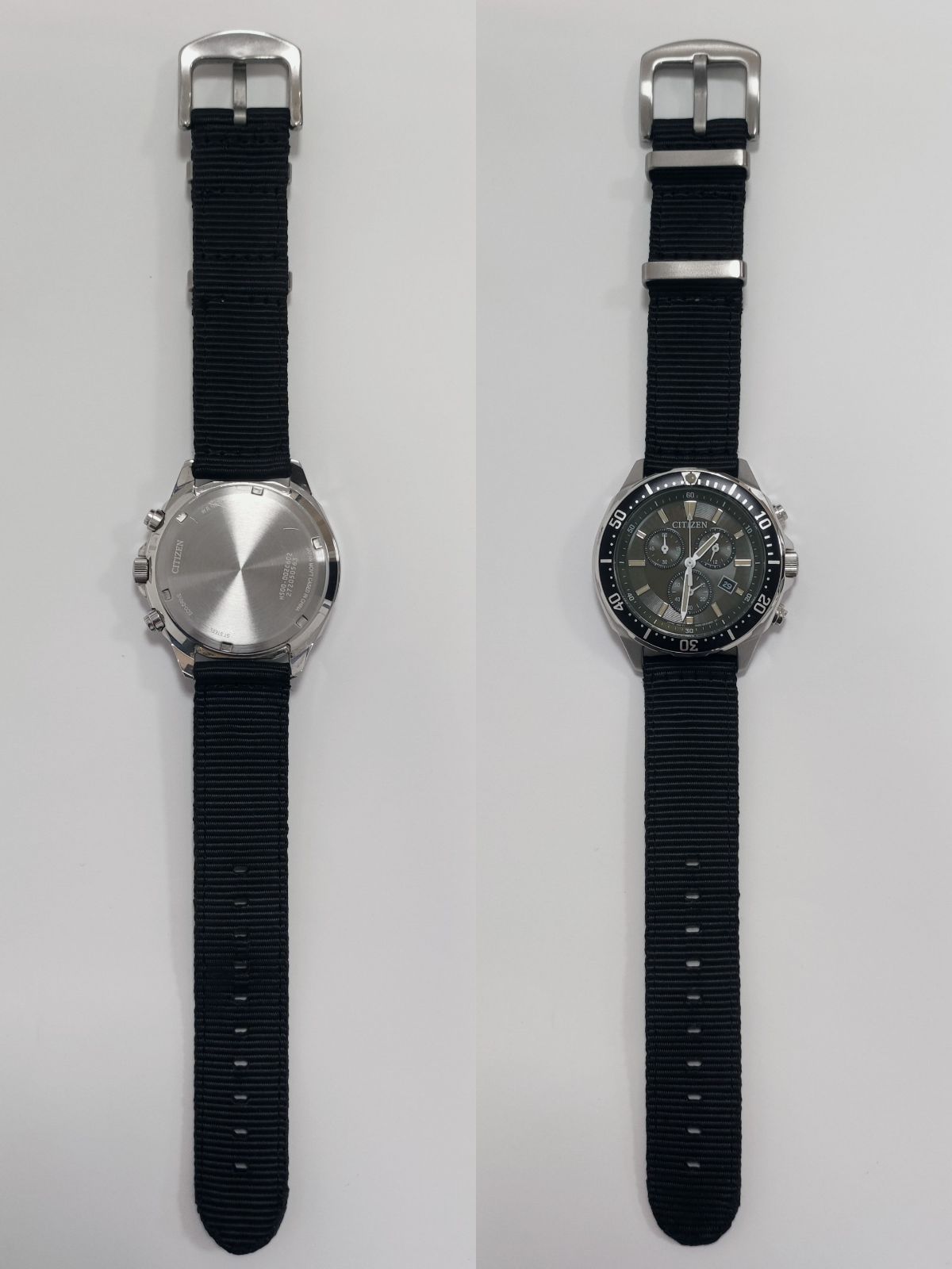 CITIZEN シチズン エコ・ドライブ クロノグラフ クオーツ 稼働