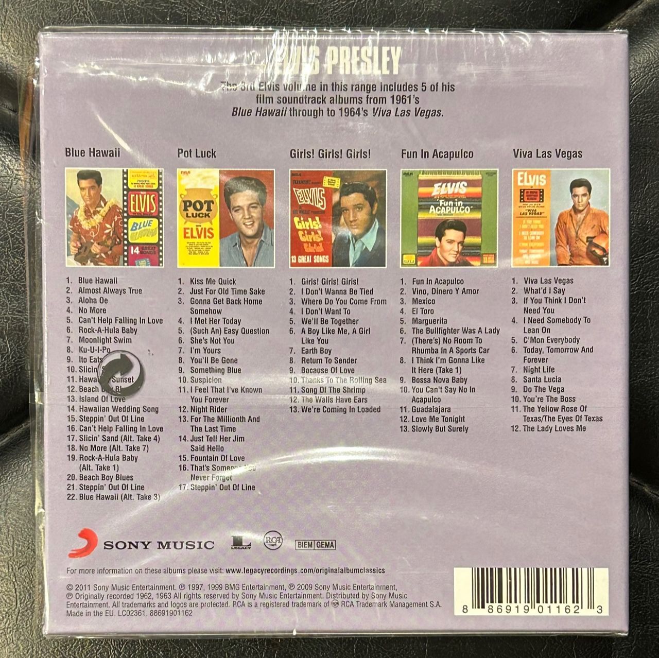輸入盤CD5枚セット】Elvis Presley 「Original Album Classics at The 