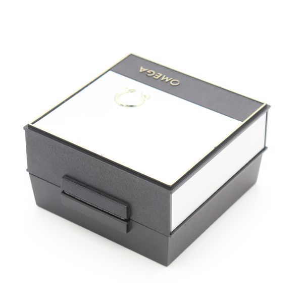 良品 オメガ アンティーク 空箱/BOX 腕時計用 シルバー×ブラックカラー