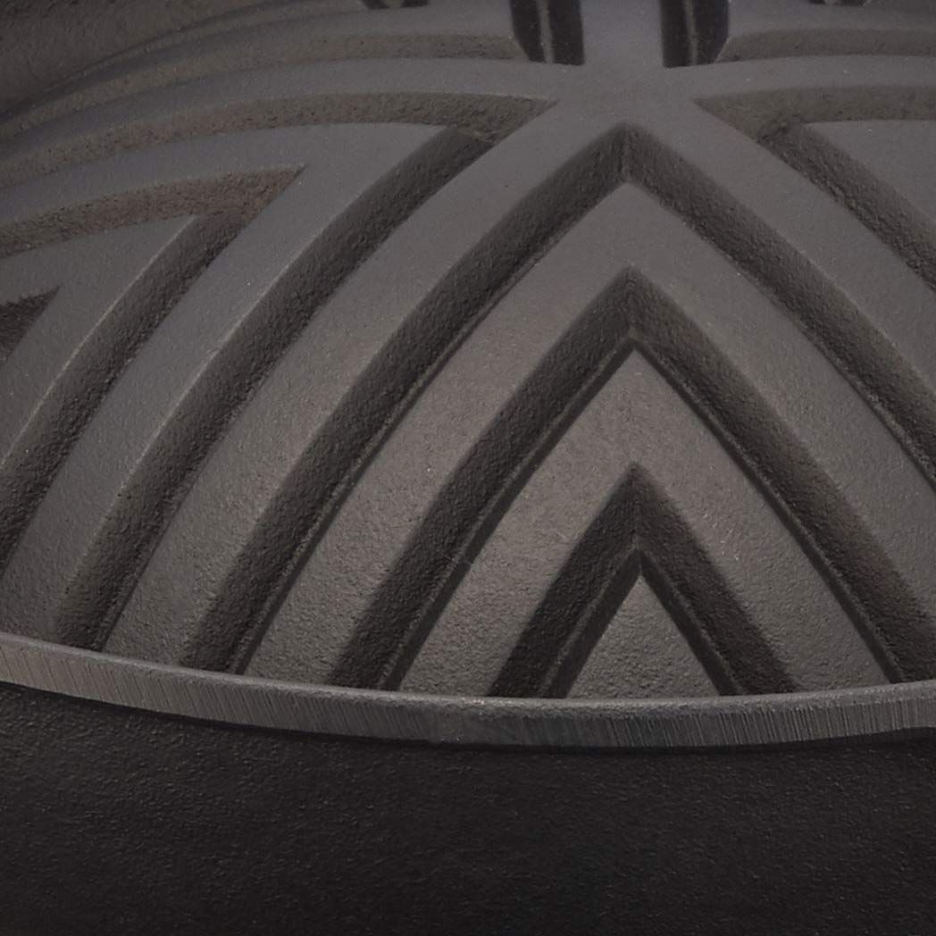  Iwachu 岩鋳 焼肉ジンギスカン鍋 ツル付 黒焼付 直火用 南部鉄器 23006 その他 文房具 事務用品