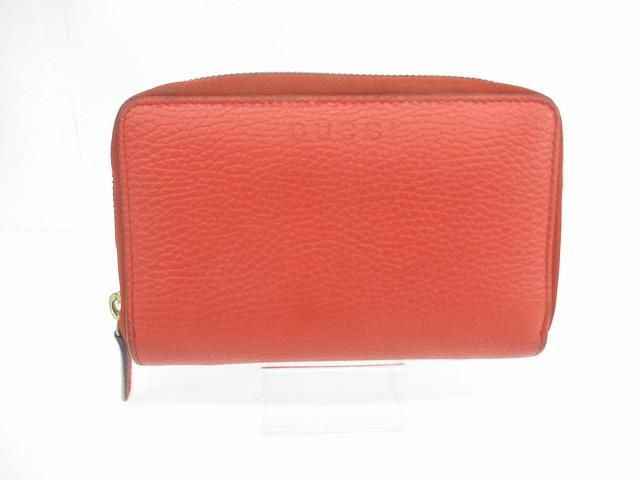 良品 グッチ GUCCI 420113・525040 ラウンドファスナー 財布