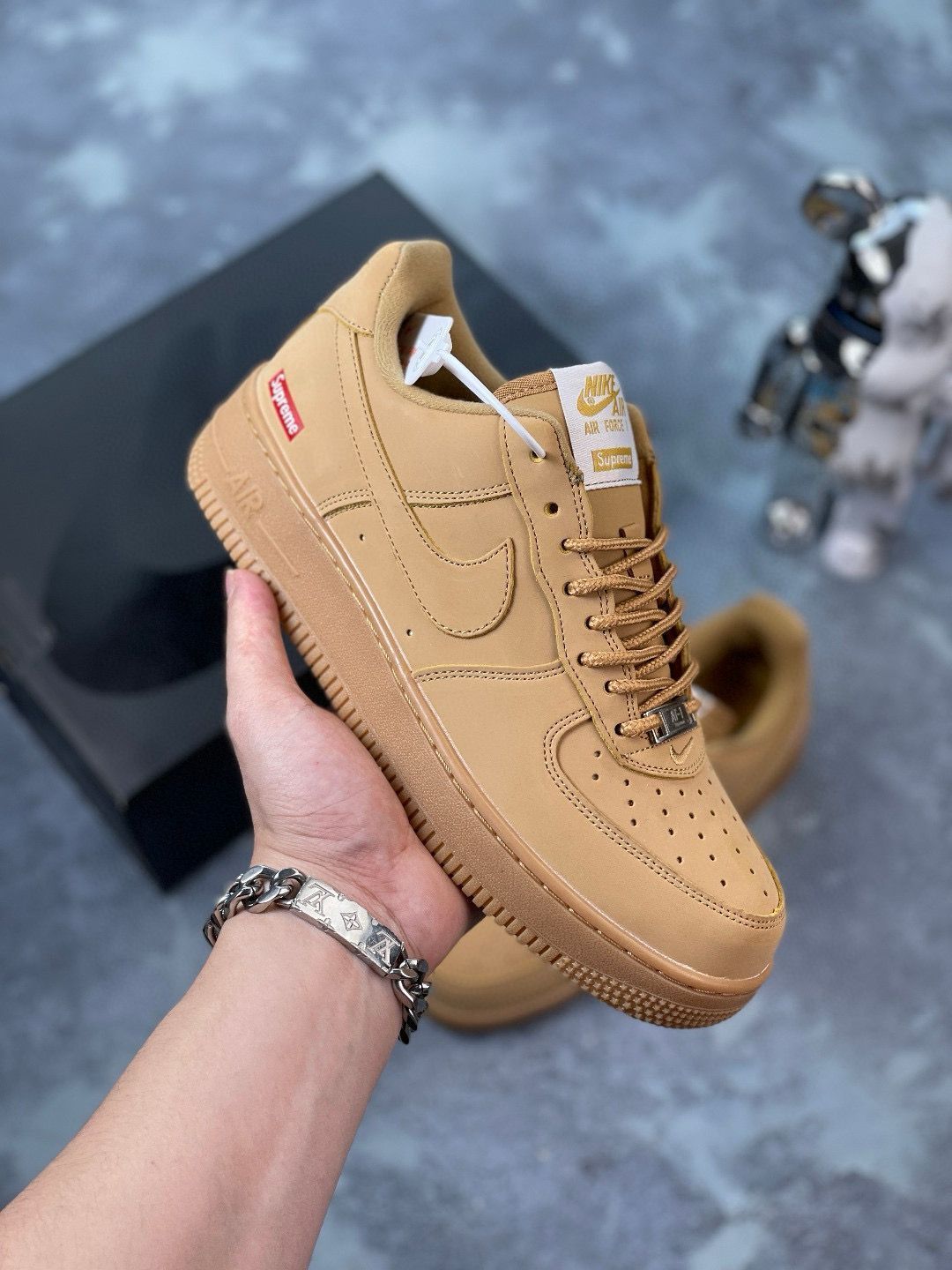 値下げします 新品 Supreme x NIKE Air Force 1 Low AF1 DN1555-200