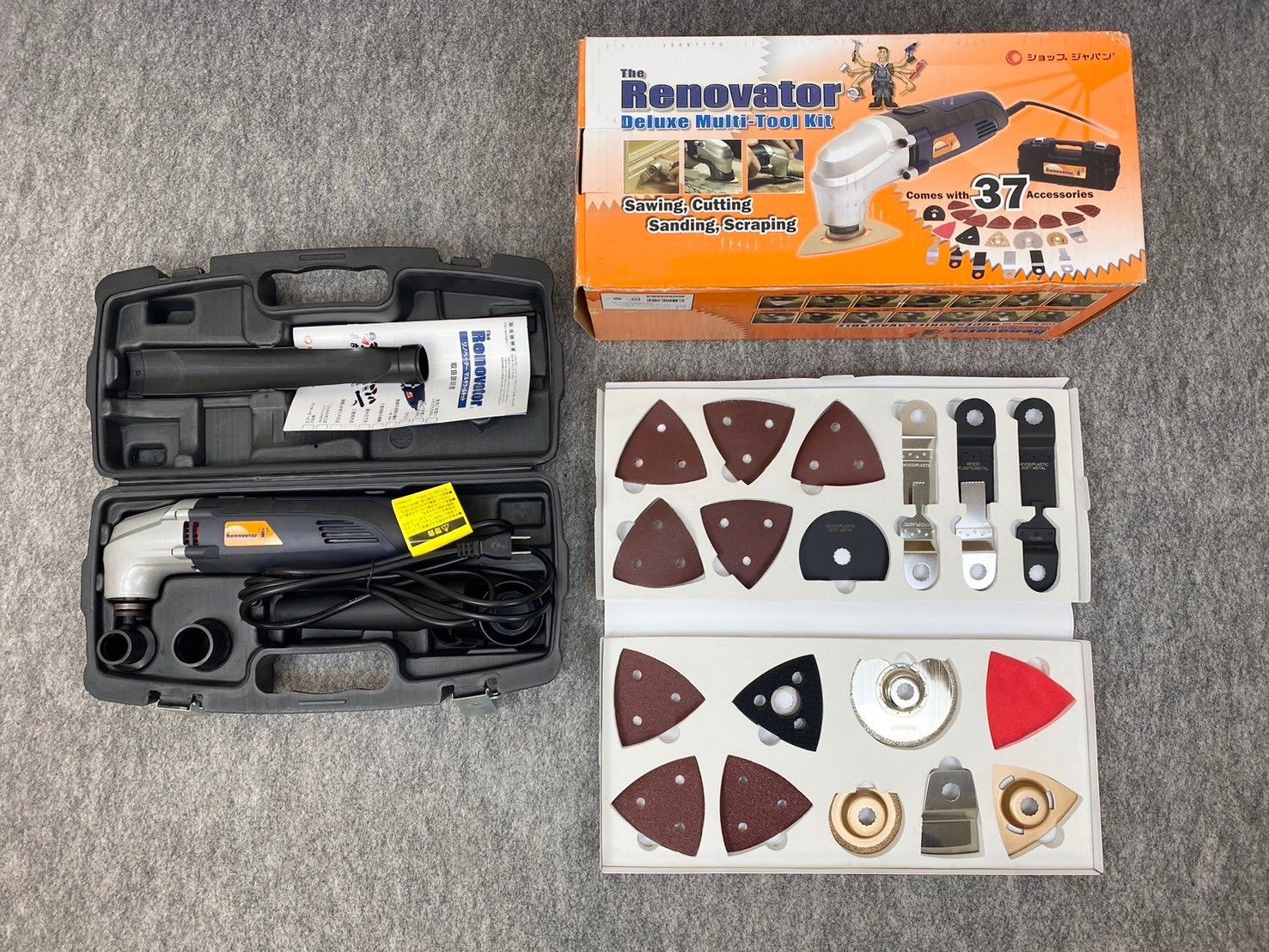 【新作格安】美品 Ｒｅｎｏｂａｔｏｒ リノベーター ＦＮ００２８９３ グラインダー マルチツールキット セット 電動工具 ＤＩＹ 電動工具/225 グラインダー一般