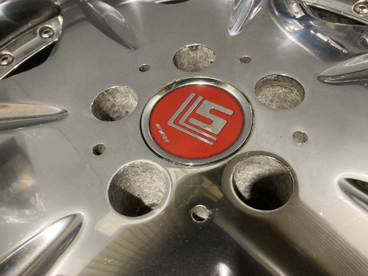 WORK LS 207 ワーク 20インチ 4本 8J5HPCD114.3+25/+37 深リム 希少