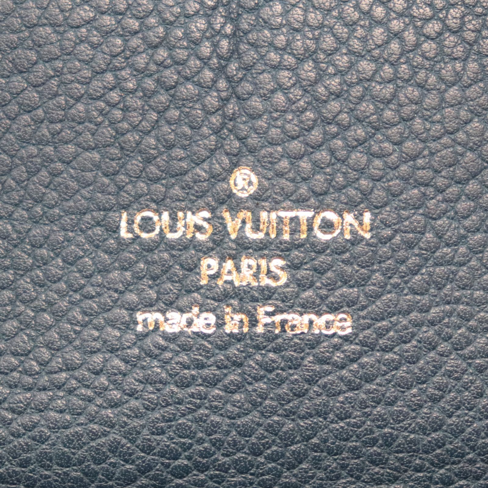 美品 ルイヴィトン アンプラント ポルトフォイユ スクレット ブラック