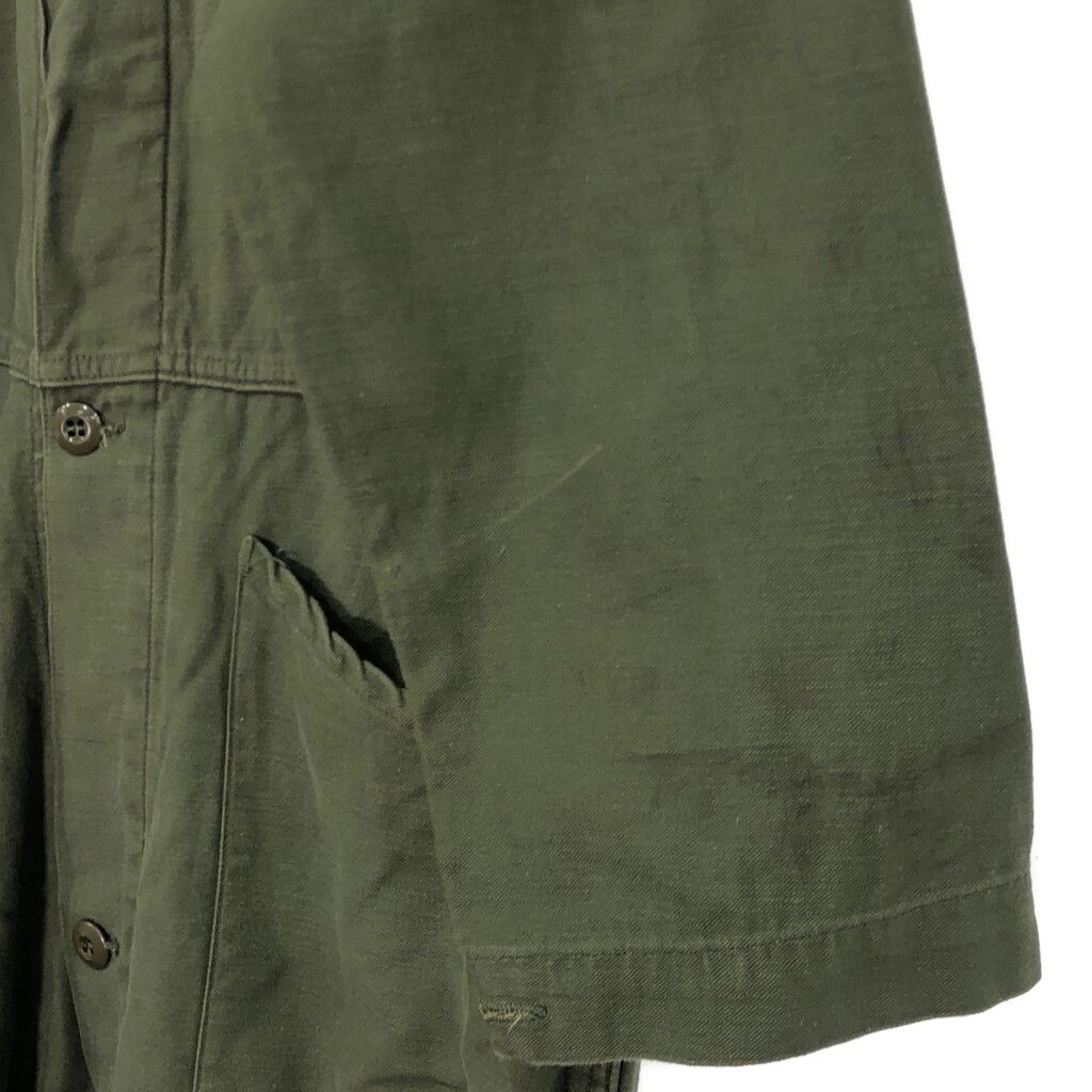 US.ARMY　80年製　オールインワン　カバーオール　コットン 80s 米軍 U.S.ARMY コットンサテン カバーオール オールインワン