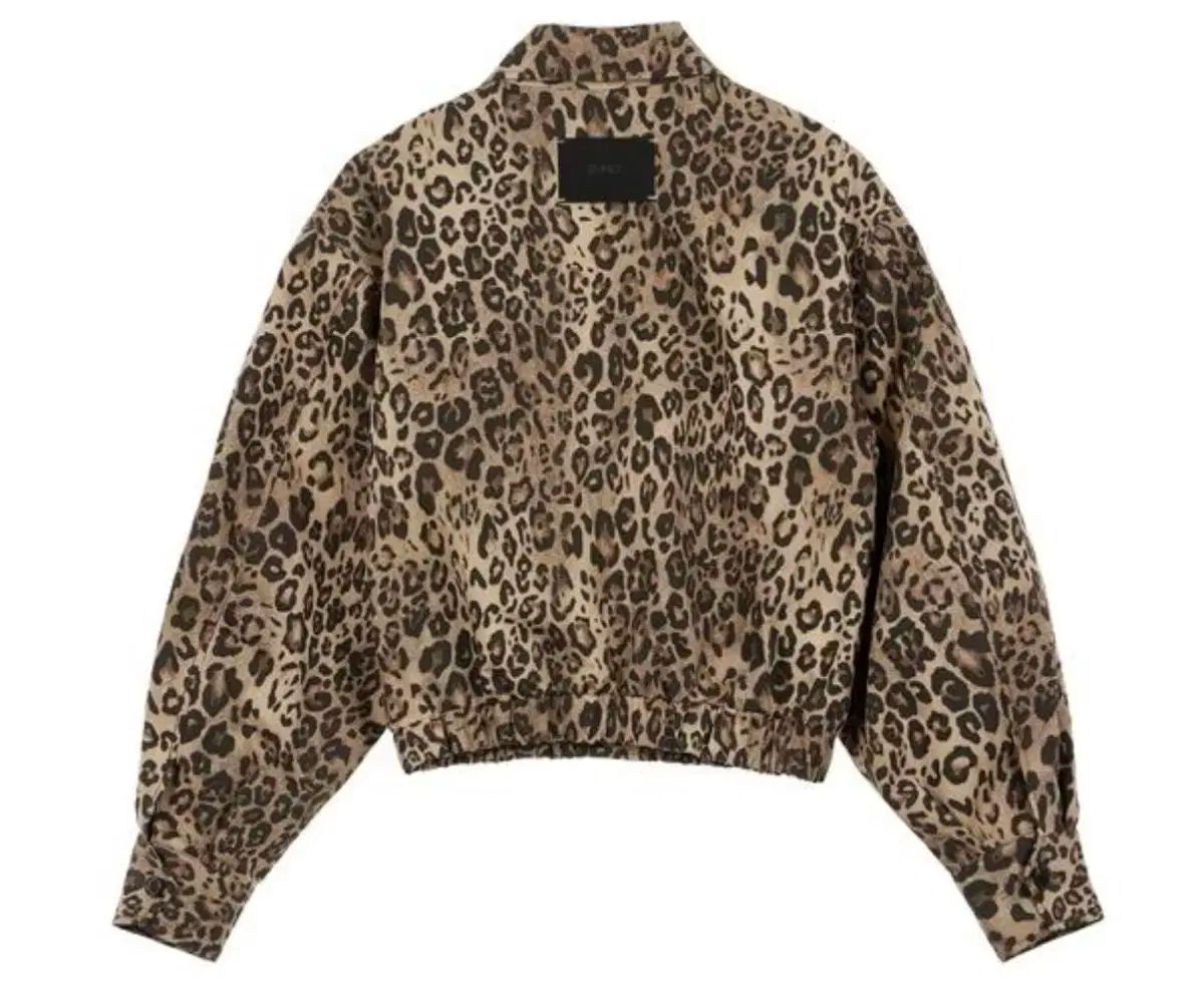 ディニット レオパード クロップド ブルゾン ジャケット