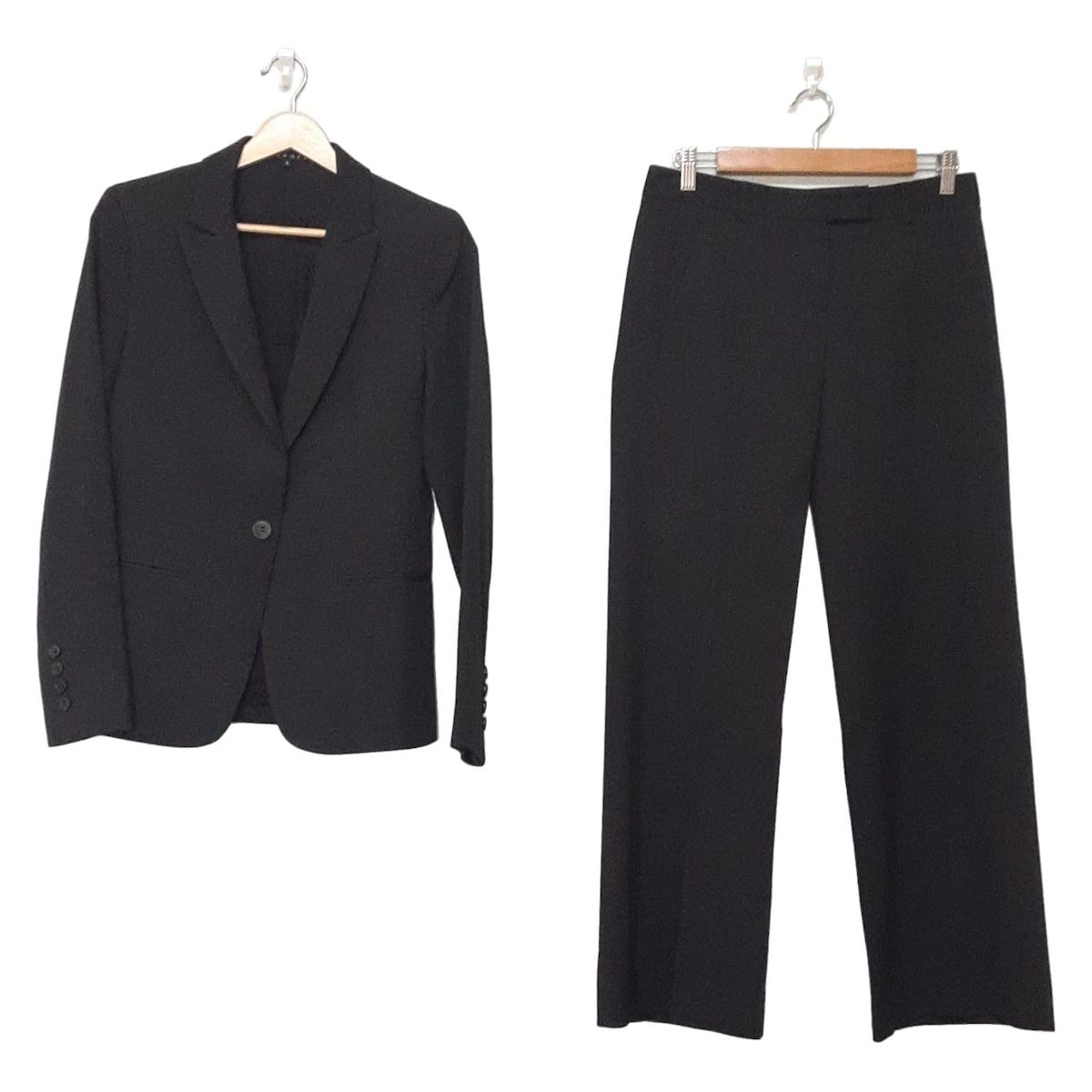 theory セオリー レディースパンツスーツ レディース - ダークグレー