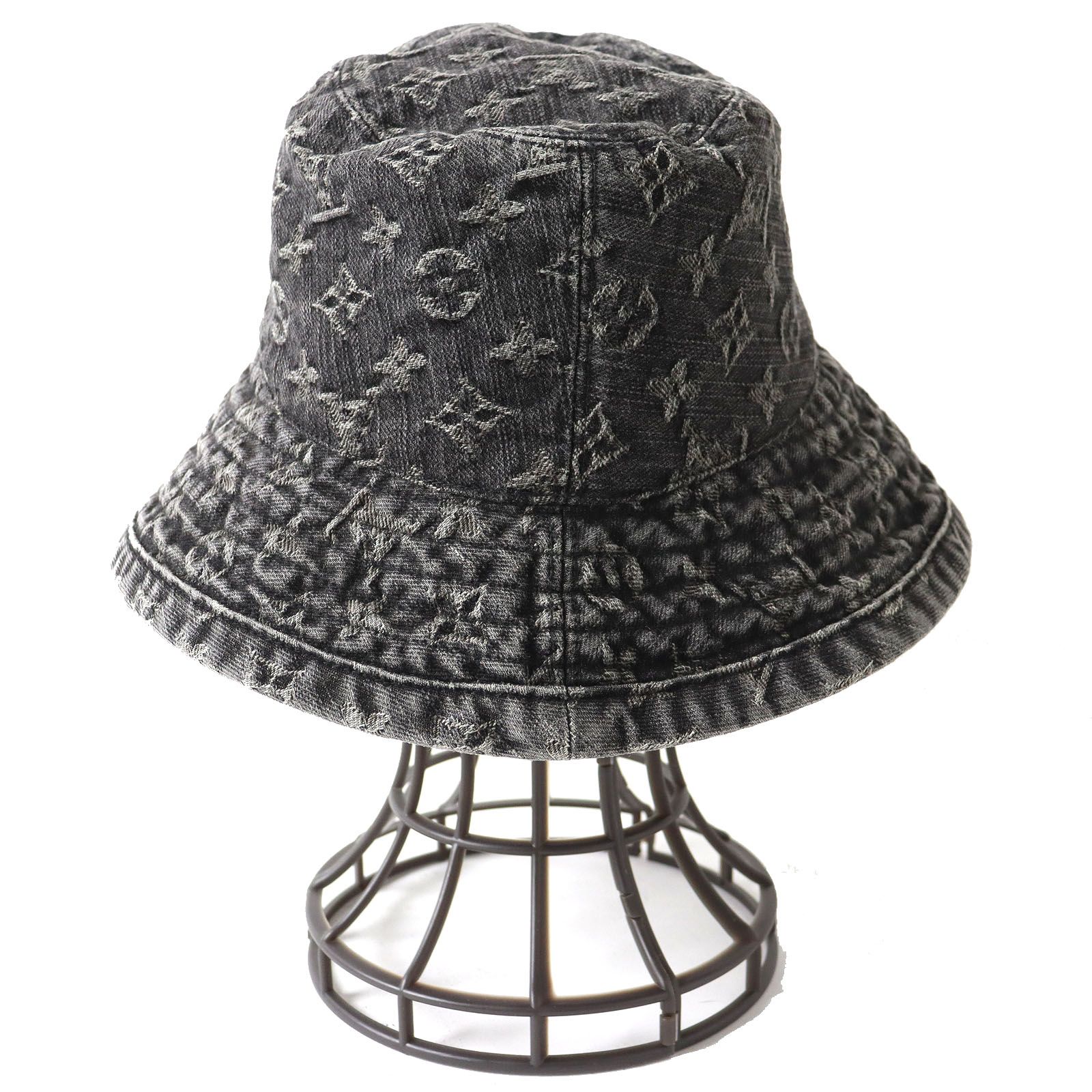 美品 LOUIS VUITTON ルイヴィトン 410907 コットン モノグラムデニム