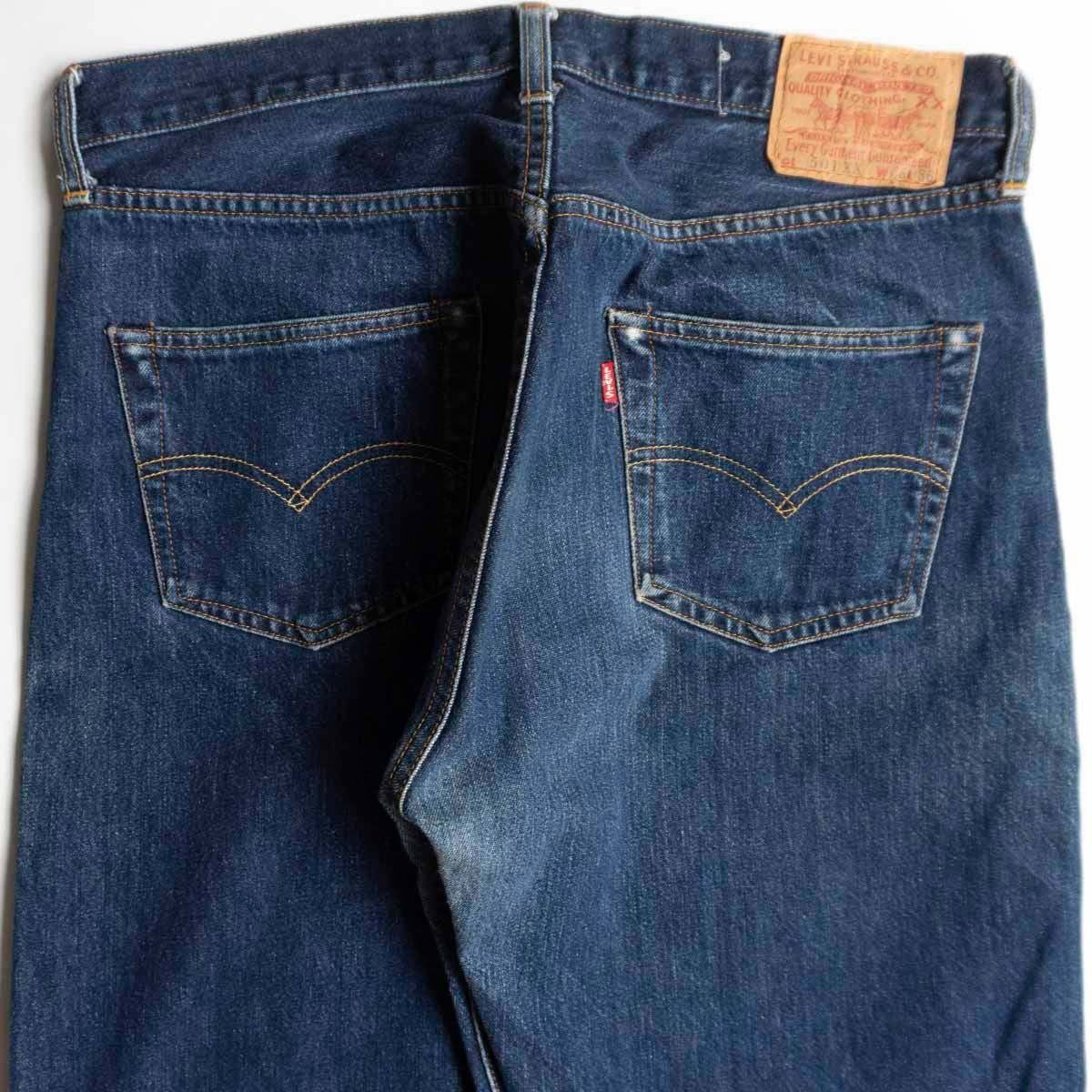 【バレンシア製/雰囲気抜群】 LEVI'S 【501XX ビッグE デニムパンツ 】36×36 リーバイス 555 アメリカ製 wxl 2408321