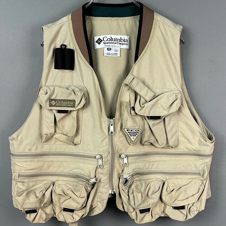 90s 00s Vintage Columbia PFG コロンビア アウトドアベスト 