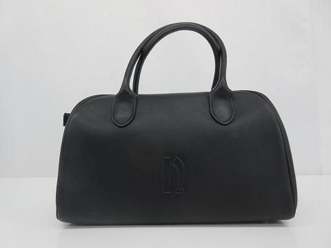 中澤鞄　黒いレザービジネスバッグ 良品 中澤鞄 ハンドバッグ レザー ブラック 黒 レディース