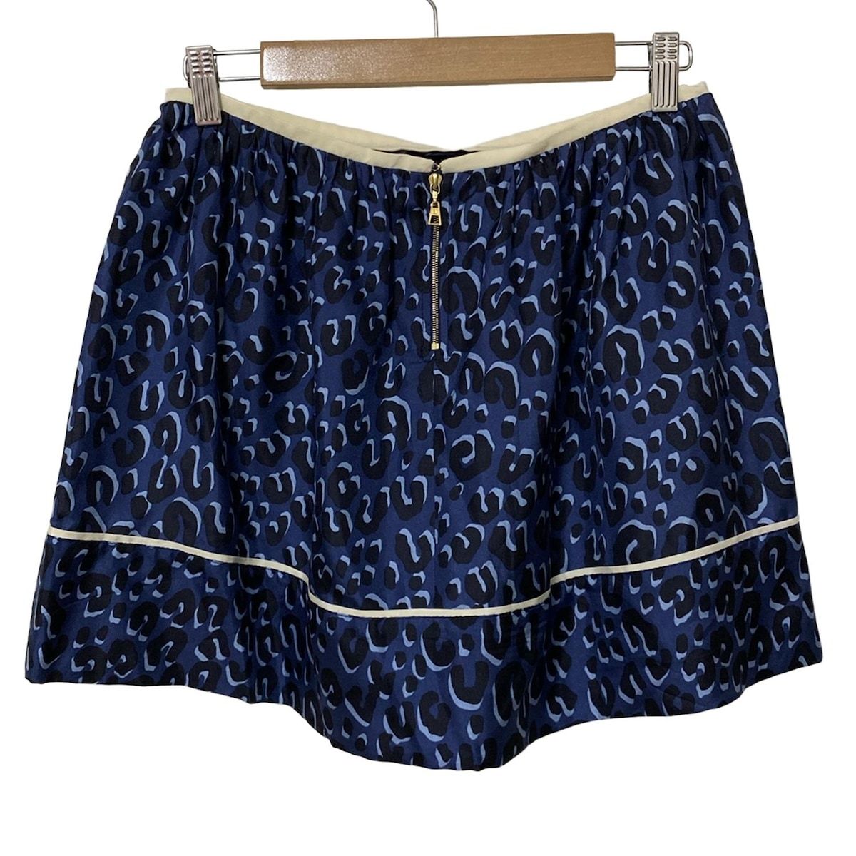 美品 ヴィトン LOUIS VUITTON シルク レザー ミニスカート 36 LOUIS VUITTON(ルイヴィトン) ミニスカート サイズ36 S