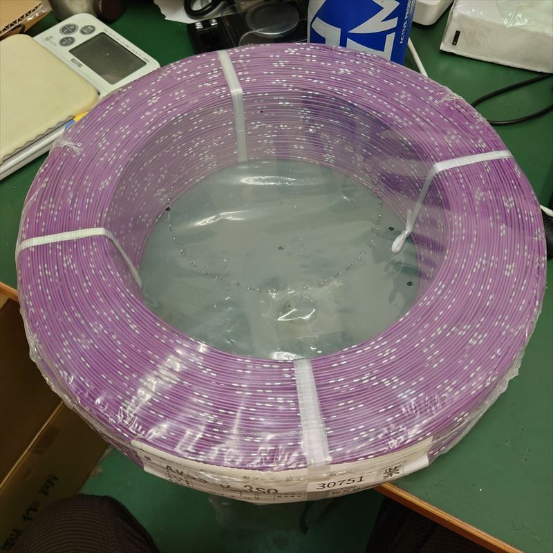 AVSS電線，0.3sq，紫，東日京三電線，1500ｍ