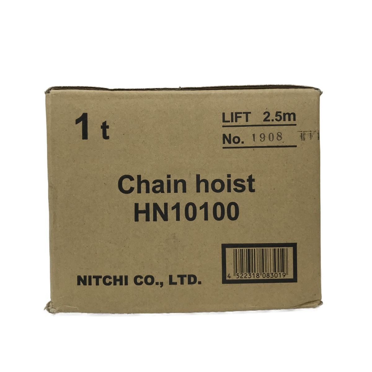 ##NITCHI HN1シリーズ 手動チェーンブロック 1.0t HN10100