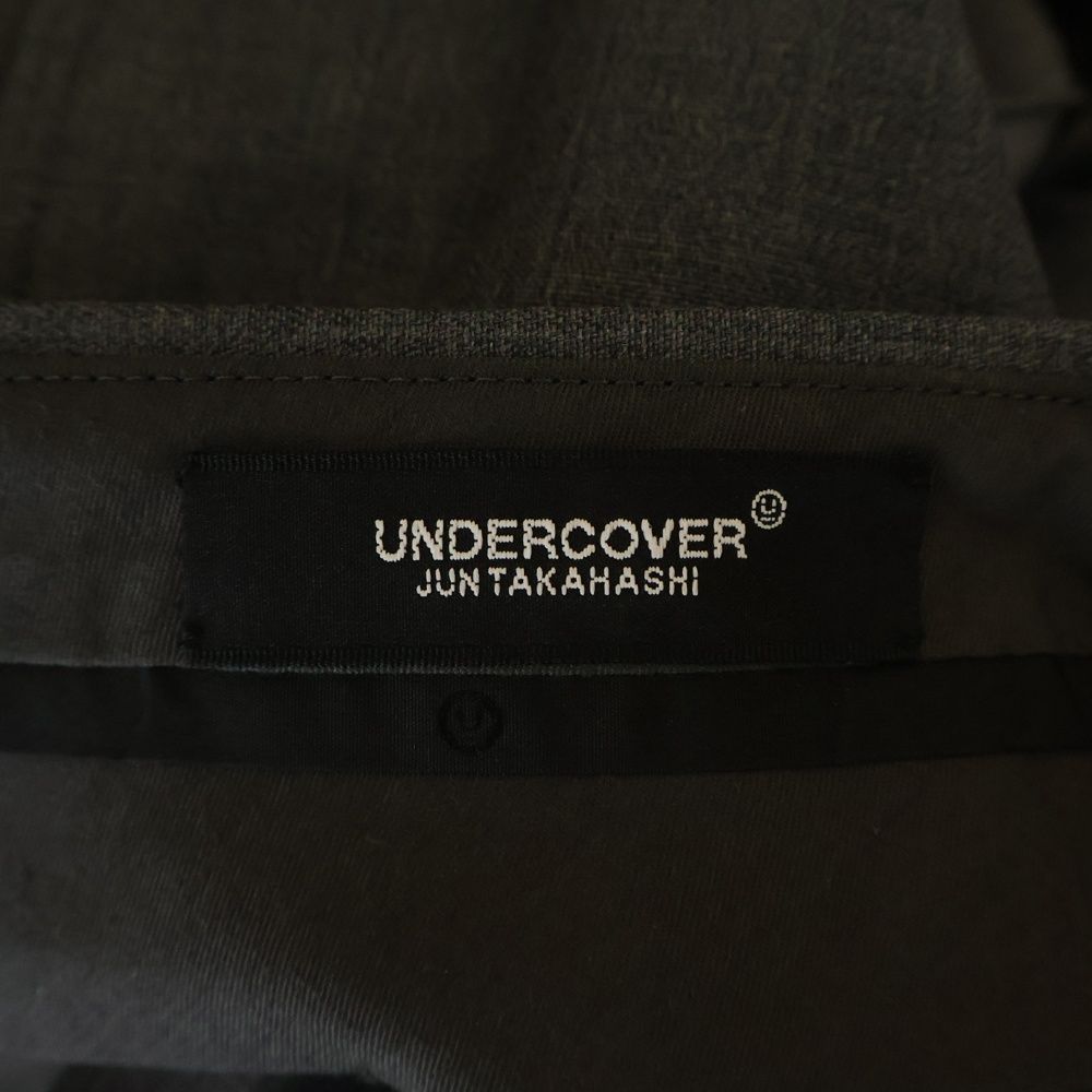 UNDERCOVER (アンダーカバー) 22AW 後ろ裾ZIP スリムスラックス ロング