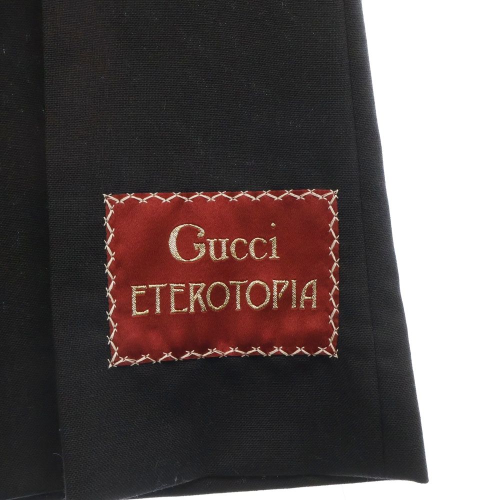 GUCCI フレアパンツ ブラック ETEROTOPIA