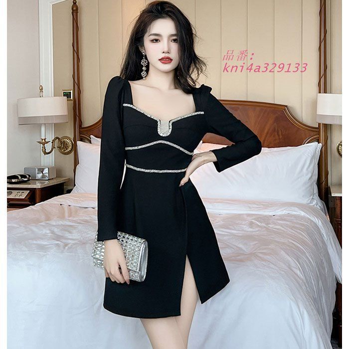 長袖ショートワンピース