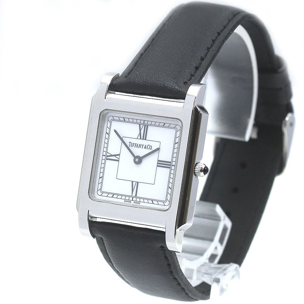 ティファニー TIFFANY&Co. クラシック スクエア クォーツ メンズ_